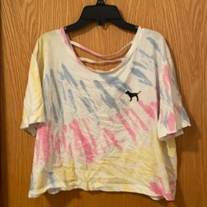 Cropped Ti-dye shirt